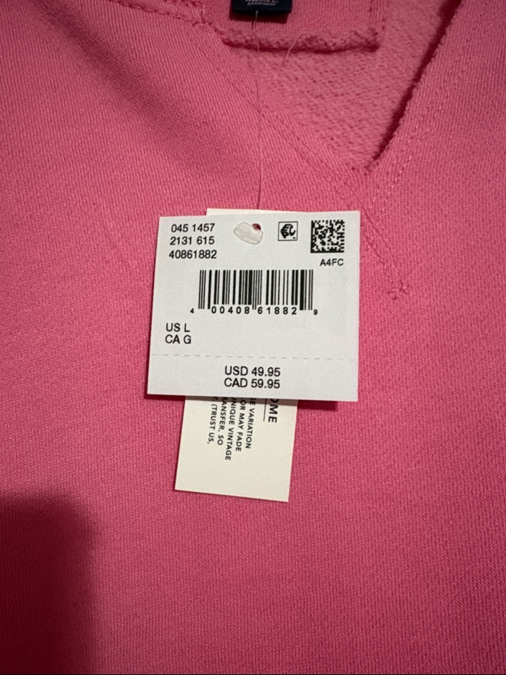 American Eagle Outfitters Pink Crewneck Sweater - Picture 4 of 5